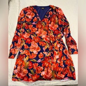 Women's ALEXIA ADMOR Bubble-Sleeve Wrap Dress Size 14